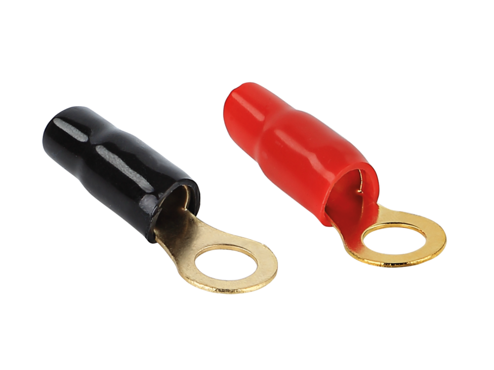 ACV 30.4700-80 | Ringösen 10 mm², 10 mm Bohrung,  2 x rot / 2 x schwarz